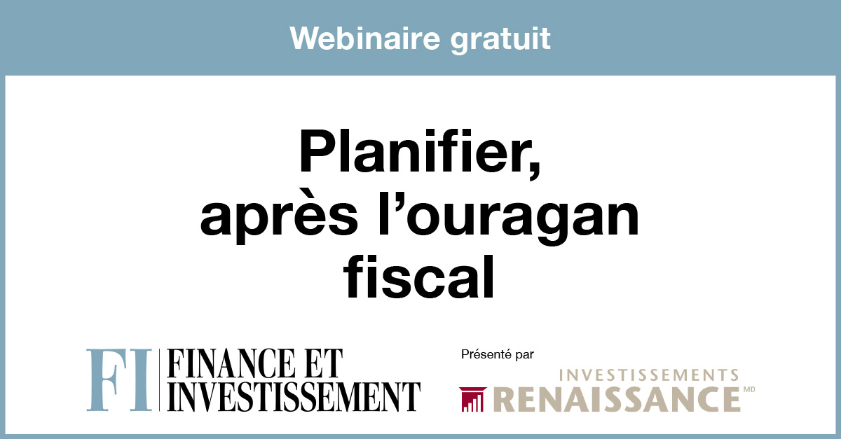 Planifier, après l'ouragan fiscal