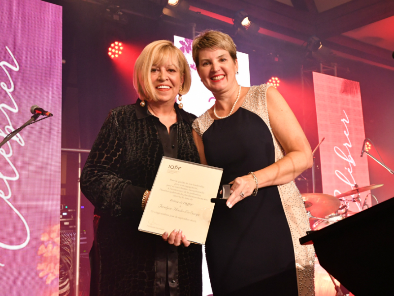 Photo de Julie Raîche et Jocelyne Houle-Lesarge.