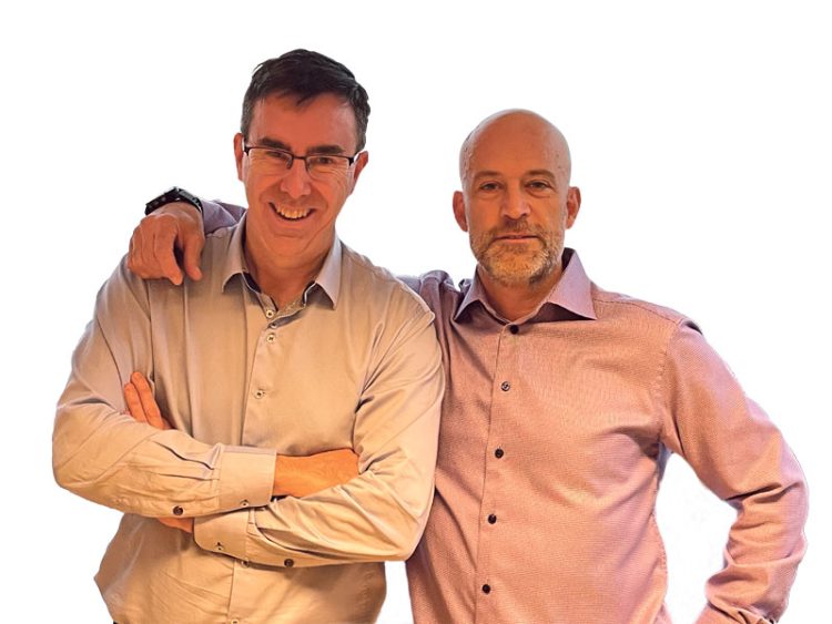 Photo portrait de Stéphane Corriveau et Sébastien Rhéaume.