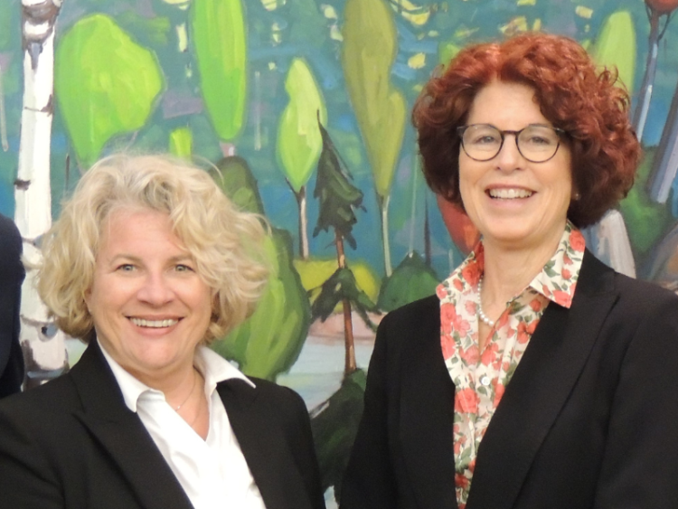 Annie Bélanger et Mary Hagerman. alternate text for this image