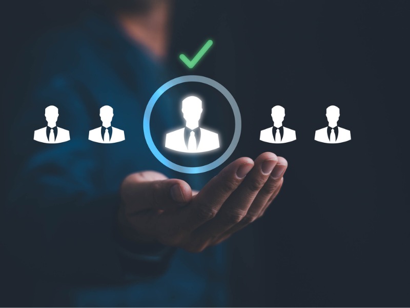 Département des ressources humaines de l’entreprise constamment à la recherche d’un candidat, processus de sélection des technologies numériques en compétition. Concept de responsable RH, recrutement innovant de collaborateurs.