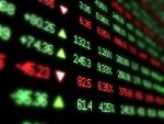 Le téléscripteur de la bourse est flou sur les bords.