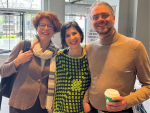 Mary Hagerman, Nori Bortulzzi et Nicholas Saranczuk (Adjoint au conseiller en placement, Raymond James) – Photo gracieuseté.