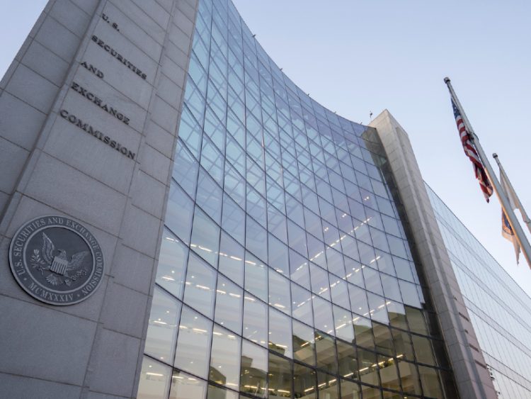 Une photo de la Securities and Exchange Commission (SEC) des États-Unis.