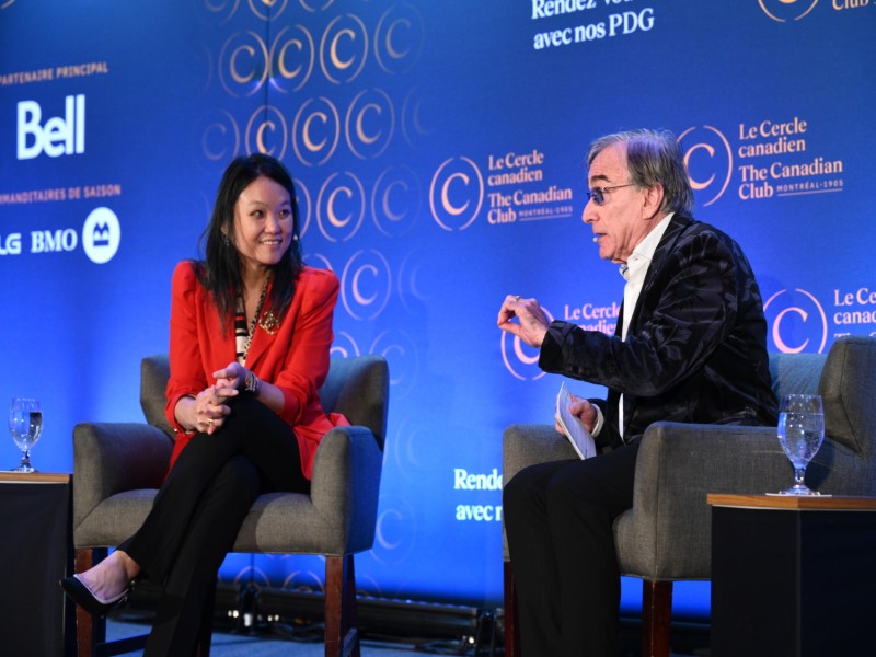 Une photo du Cercle canadien - rendez-vous avec nos PDG avec Jessica Tan.